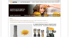 Desktop Screenshot of luzzysa.com